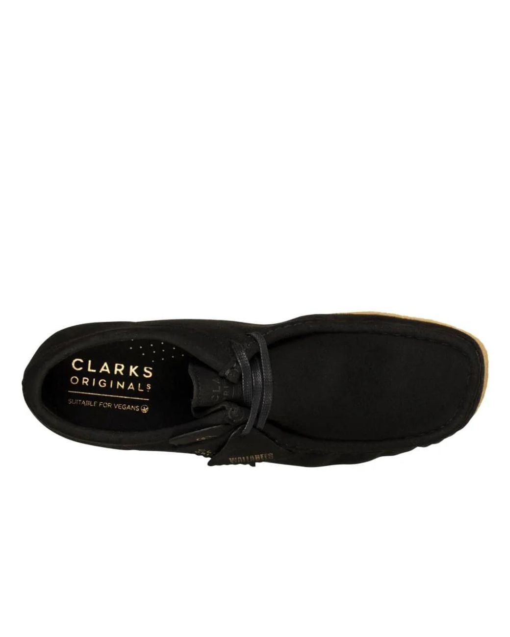 Clarks Black Wallabee Vegan' for men