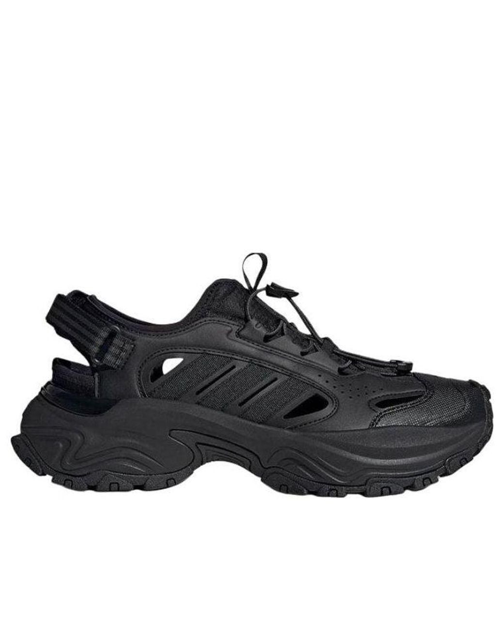 Adidas Black Sneaker Sandals 'Core Six' for men
