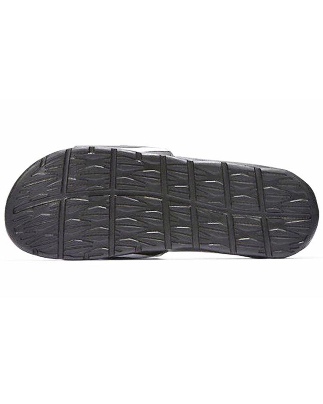 Nike Black Benassi Solarsoft Nba Slide 'Brooklyn' for men