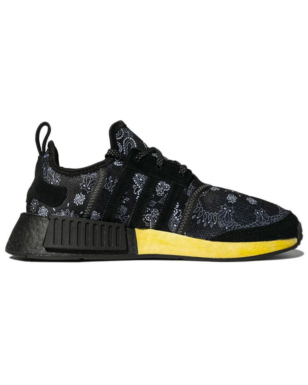 Adidas Black Neighborhood X Nmd_R1 Paisley Bandana' for men