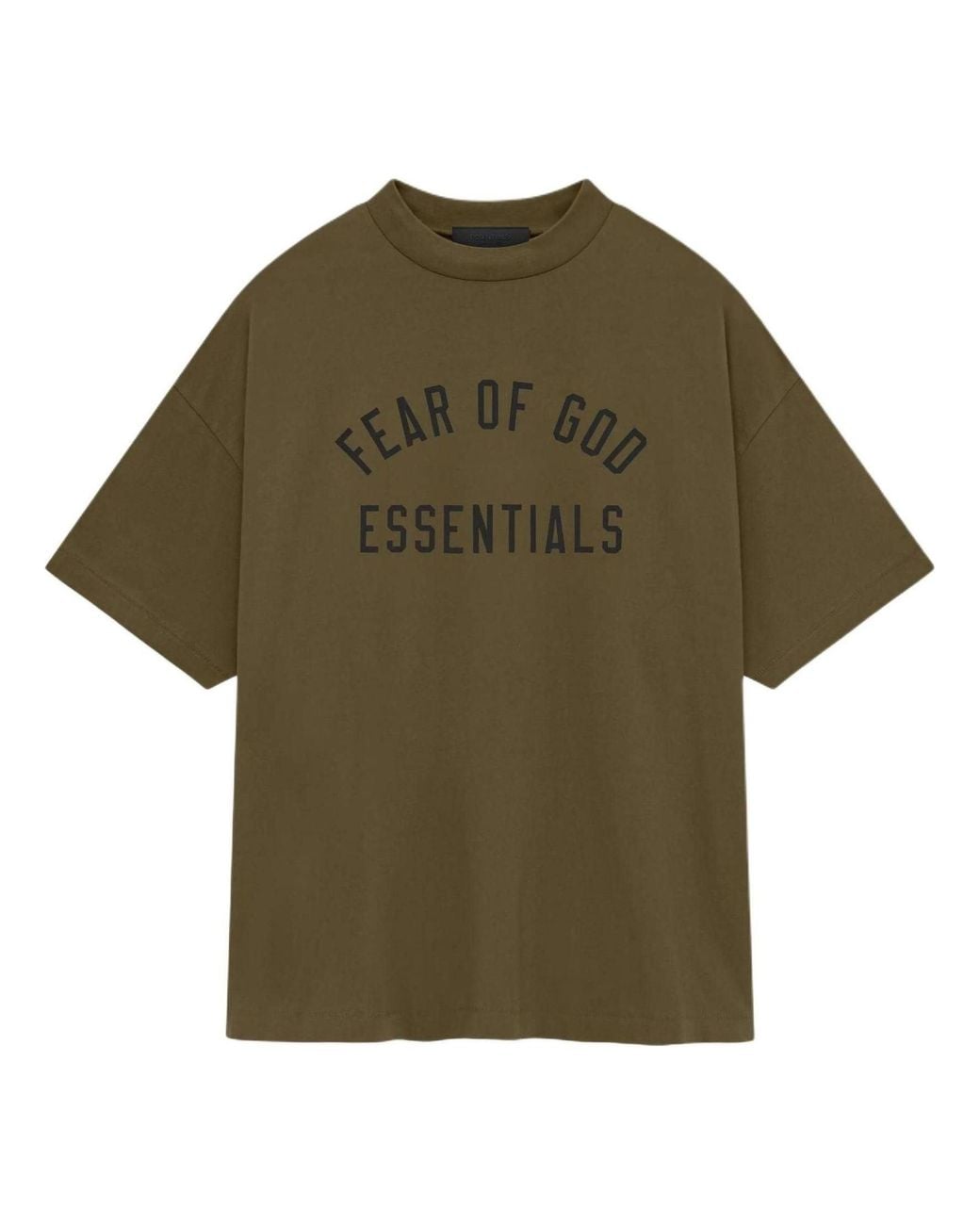 Fear Of God Green Jersey Crewneck Tee for men