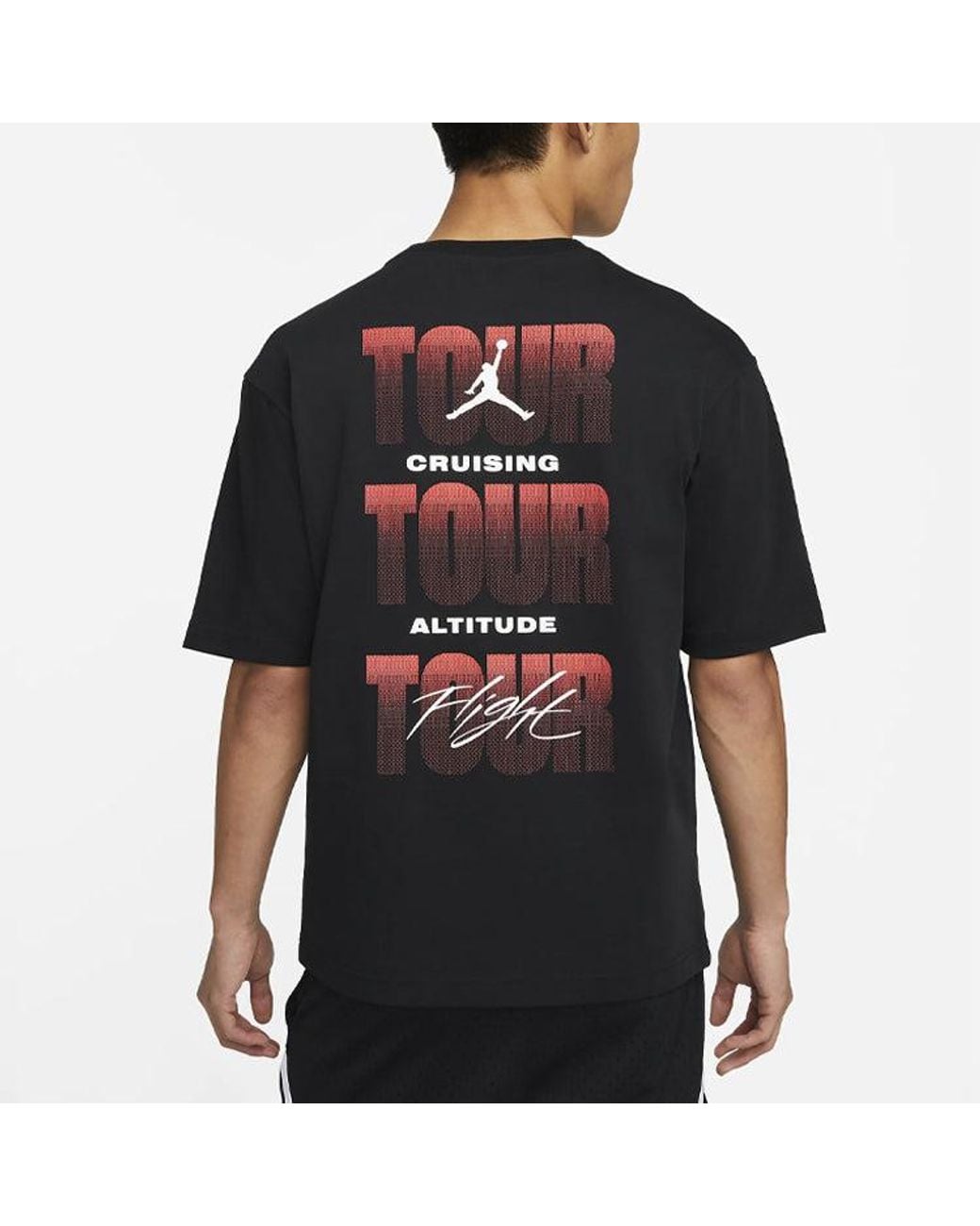 Nike Black Flight Heritage '85 Pattern Printing Short Sleeve for men