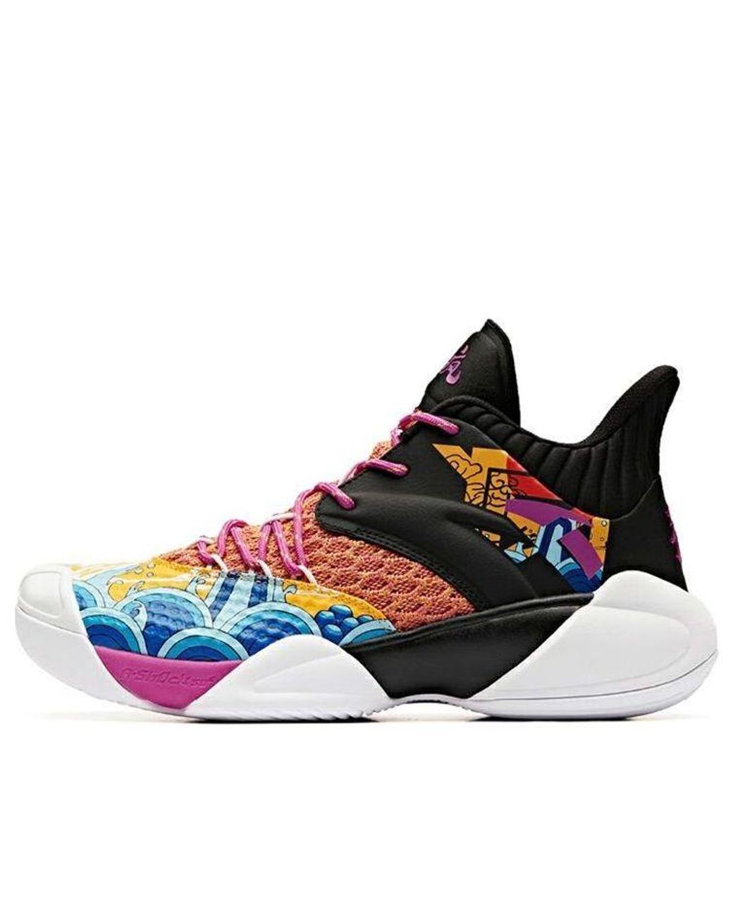 Anta Multicolor Mid Top Basketball Shoes for men