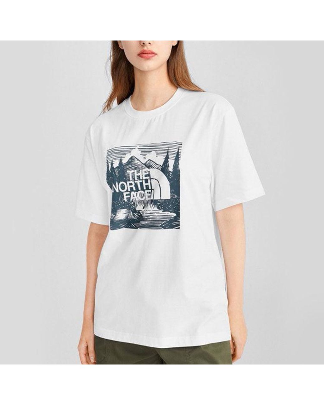 The North Face White Redbox Celebration T-Shirt for men