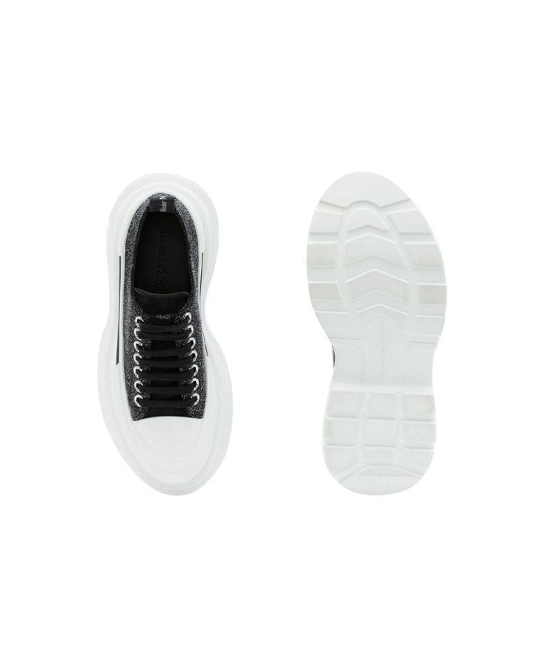 McQueen Black (Wmns) Tread Slick Lace Up Low 'Galaxy'