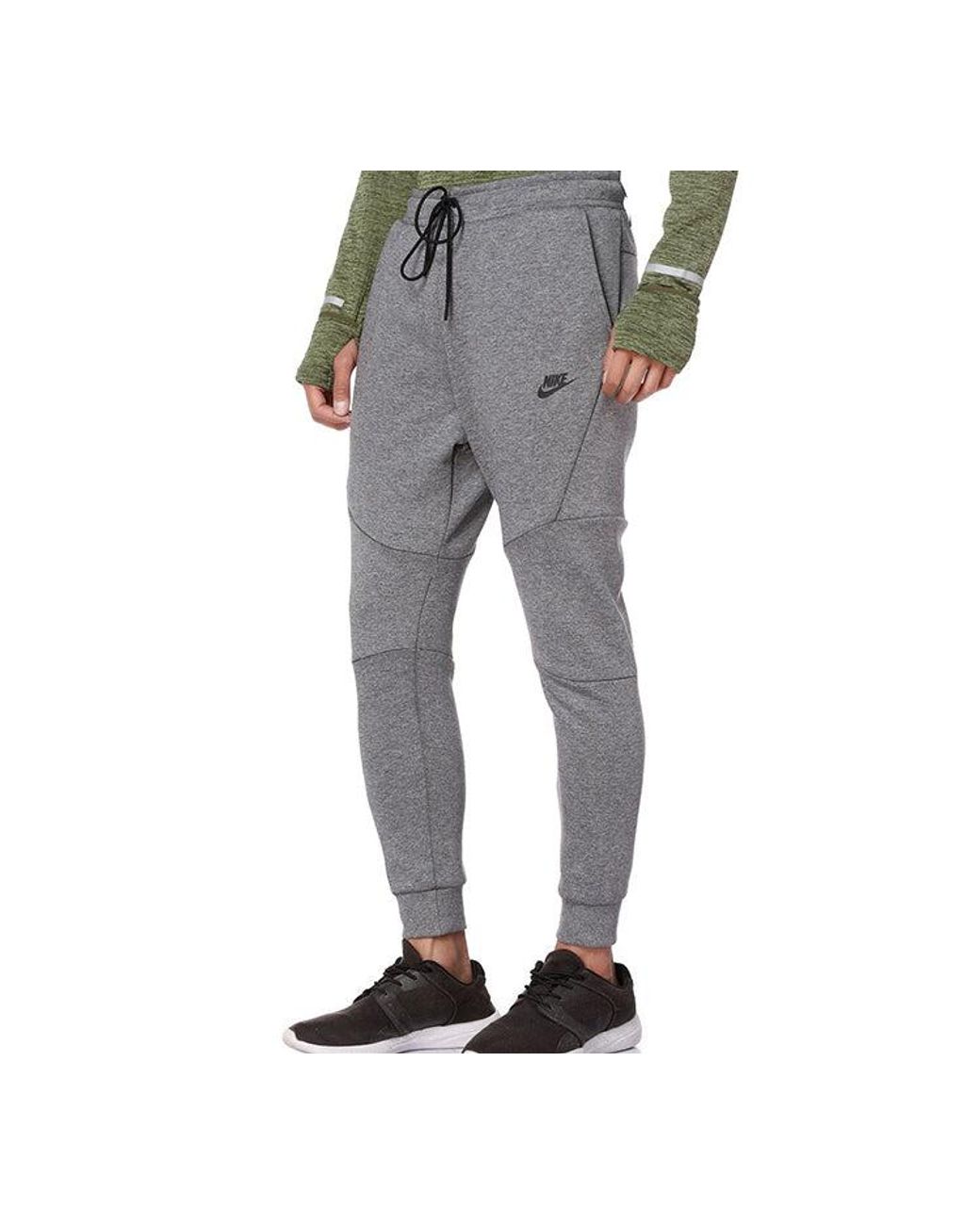 Nike Gray Sportswear Tech Fleece Sport Casual Knit Pants Gery for men