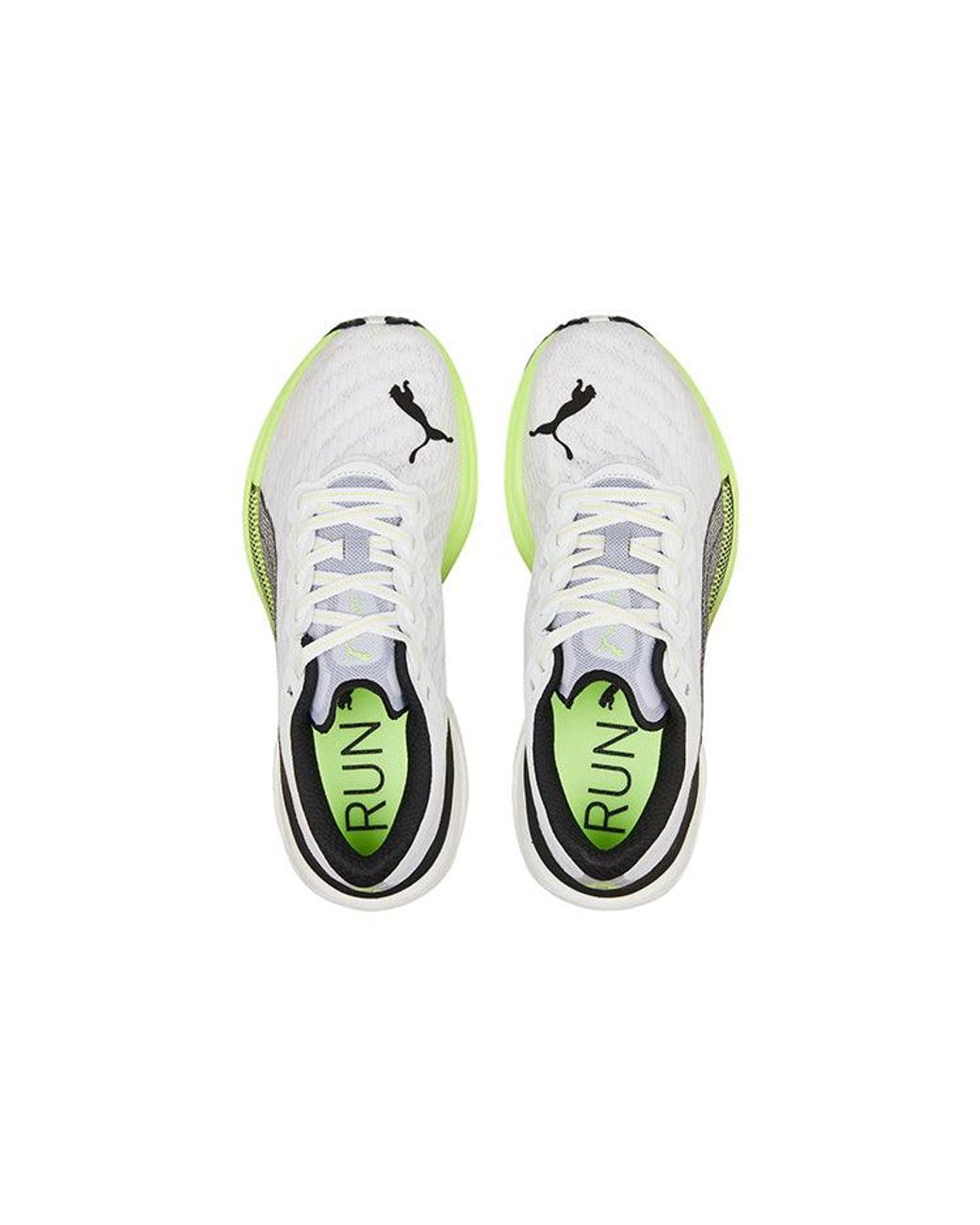PUMA White (Wmns) Deviate Nitro 2 Fizzy Apple'