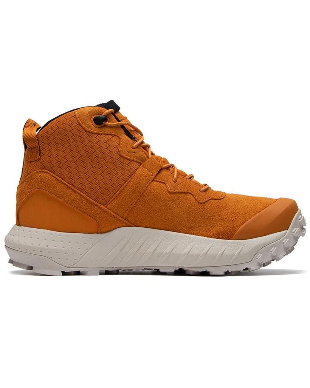 Under Armour Brown Ua Micro G Valsetz Trek Mid Leather Waterproof Tactical Boots 'Honey' for men