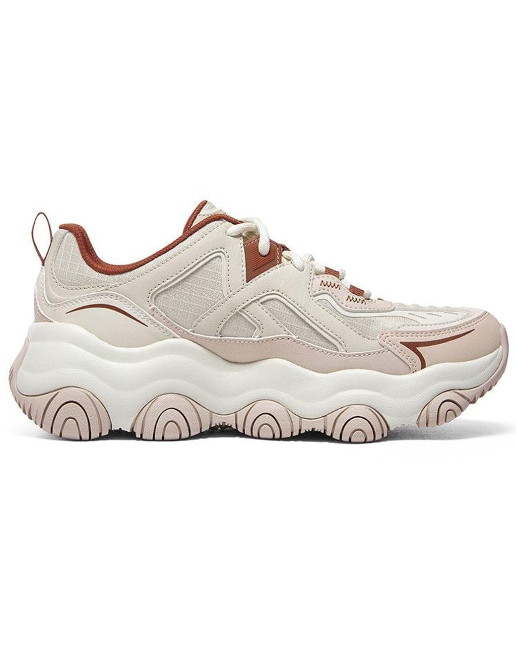 Skechers White (Wmns) D'Lites 1.0 Sneakers