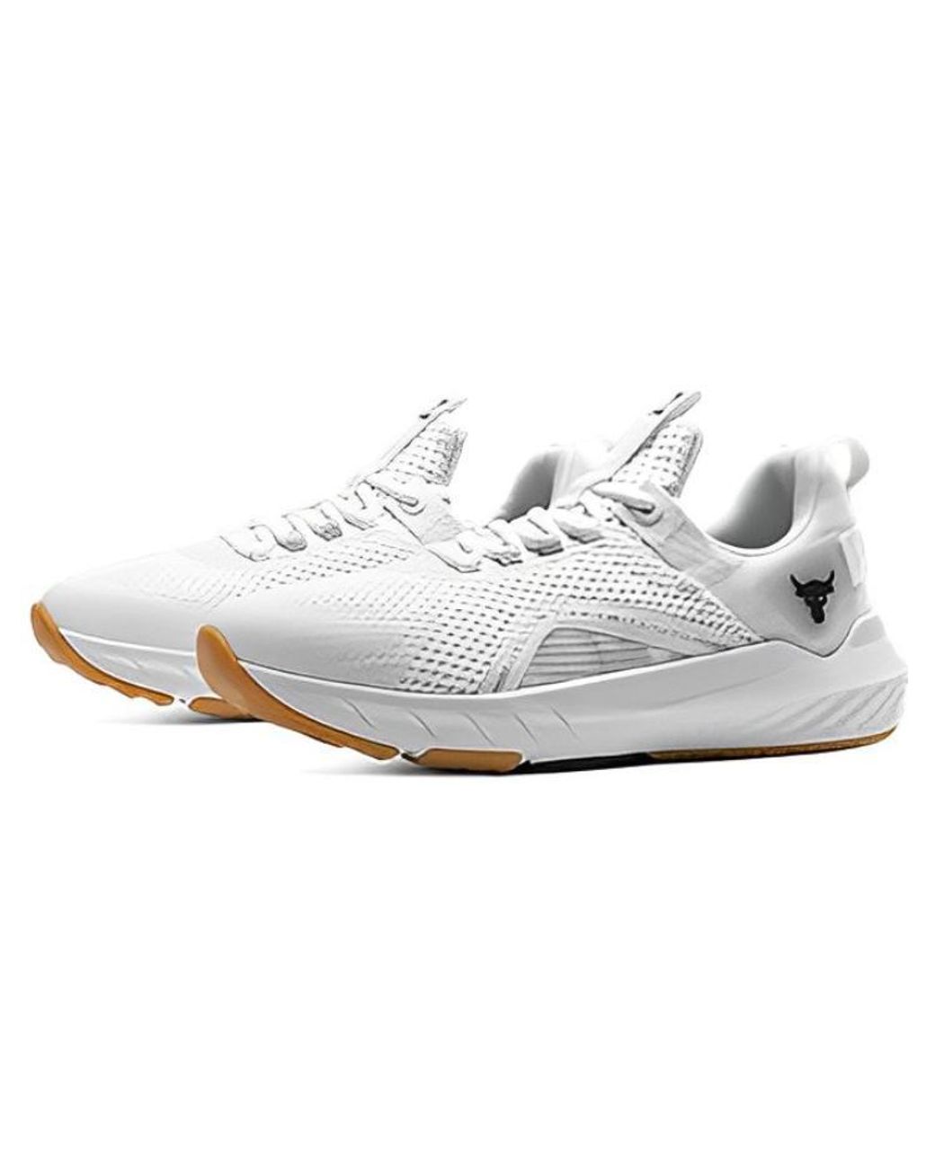 Under Armour White Project Rock Bsr 3 Halo' for men