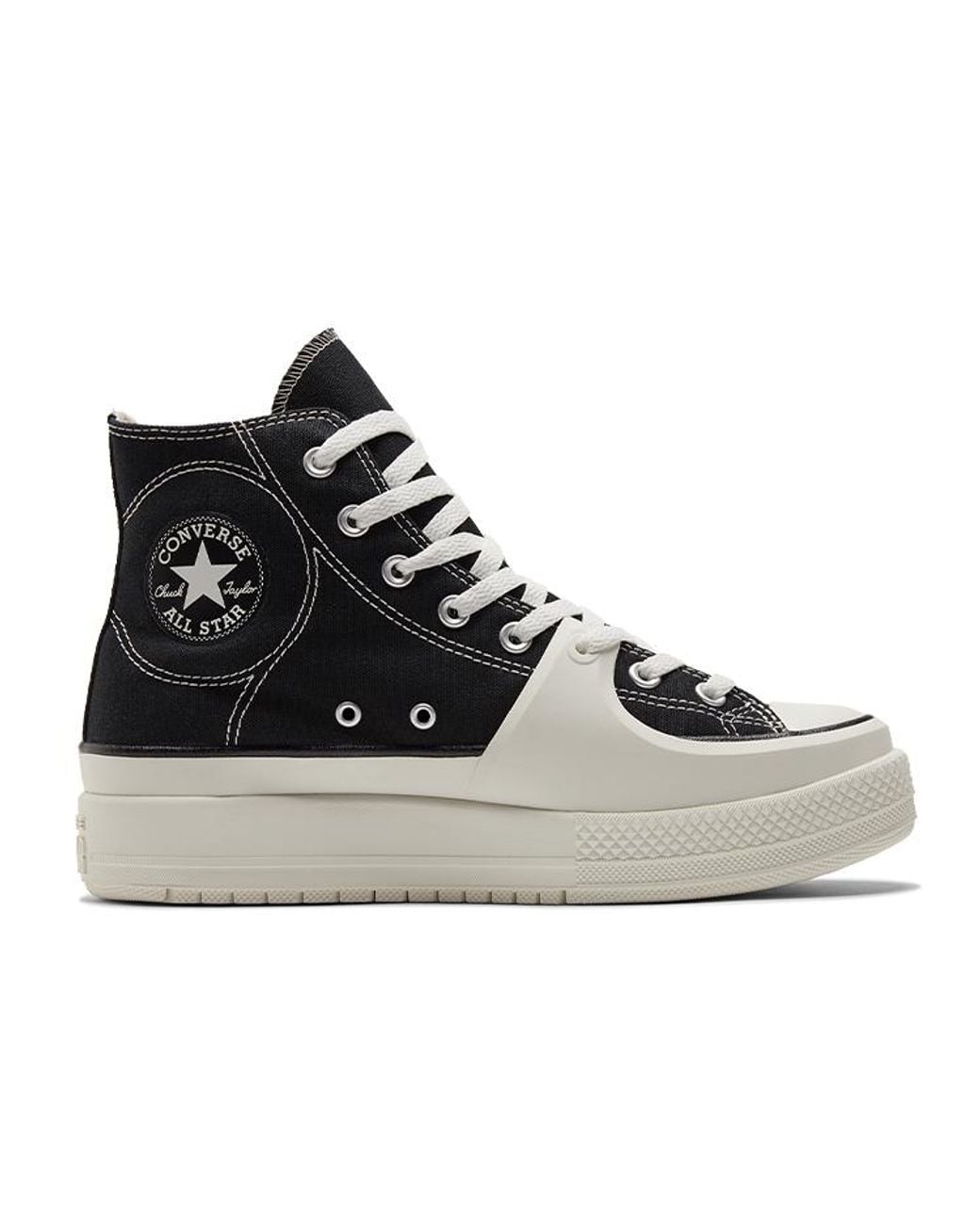 Converse Black Chuck Taylor All Star Construct Hi for men