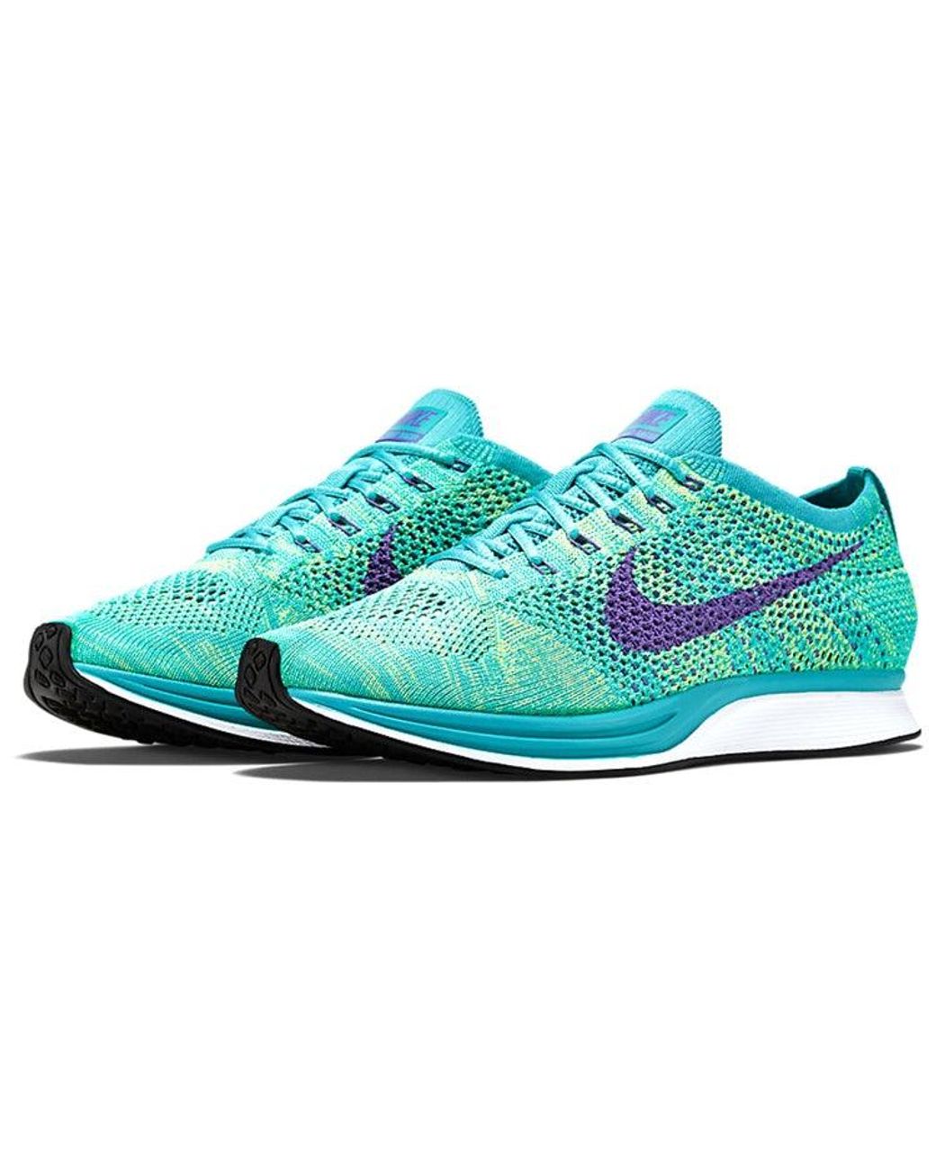 Nike Blue Flyknit Racer 'Hulk' for men