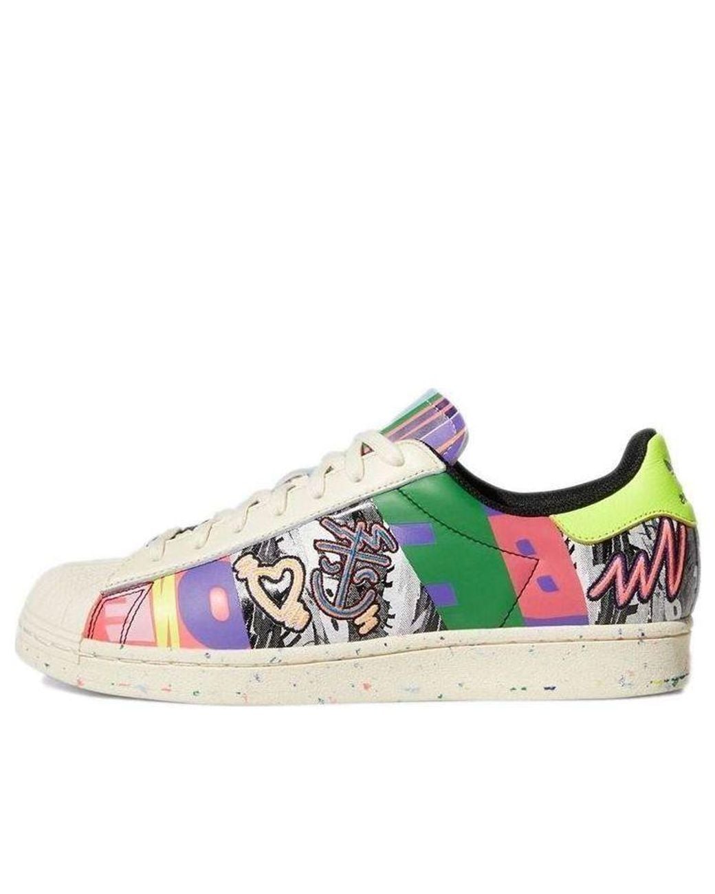 Adidas White Kris Andrew Small X Superstar 'Pride' for men