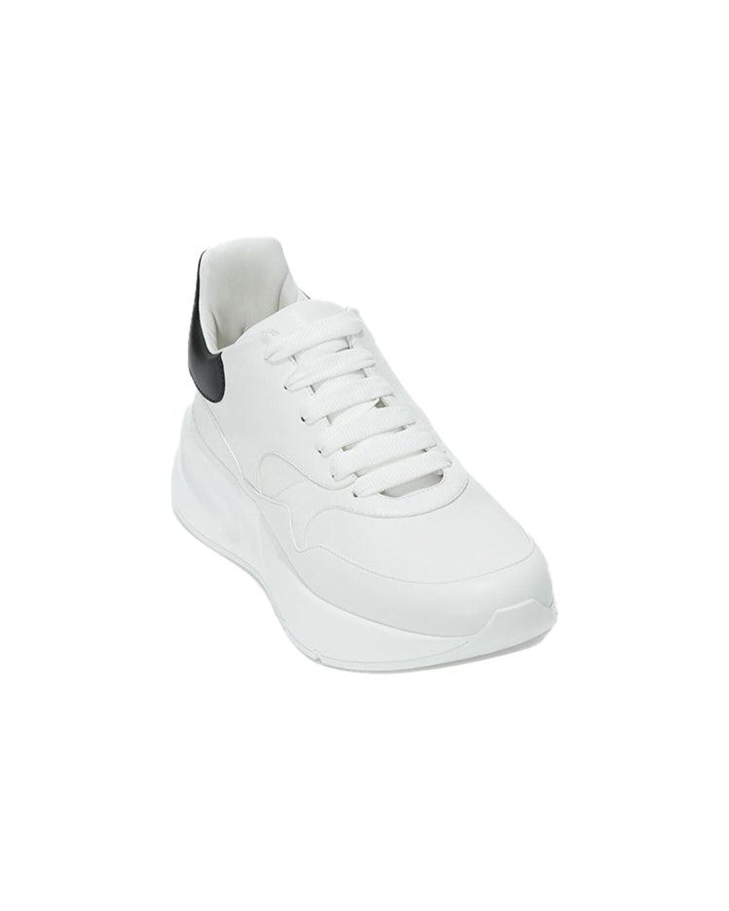 McQueen White Oversized Runner for men