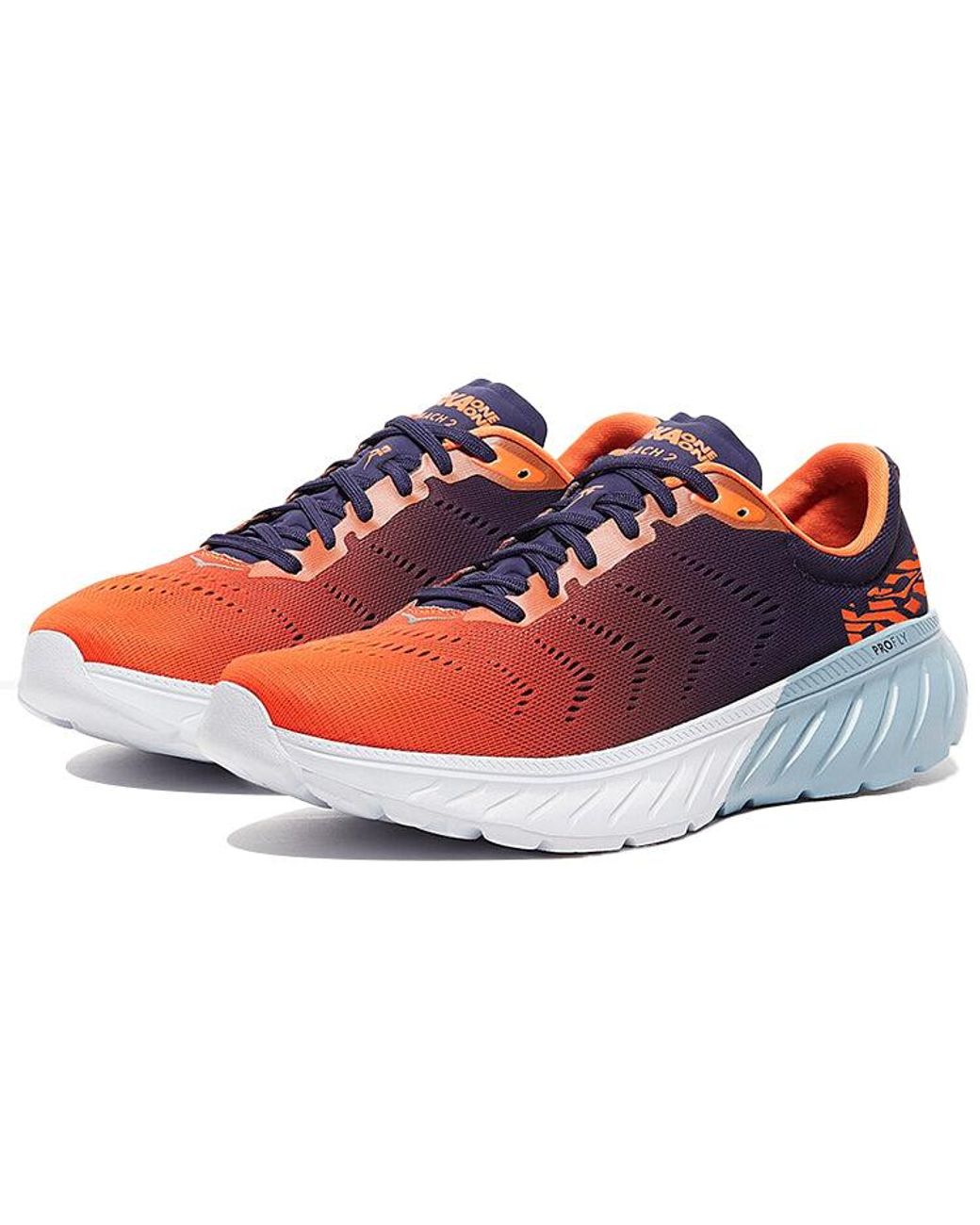 Hoka One One Red Mach 2 'Patriot Nasturtium' for men