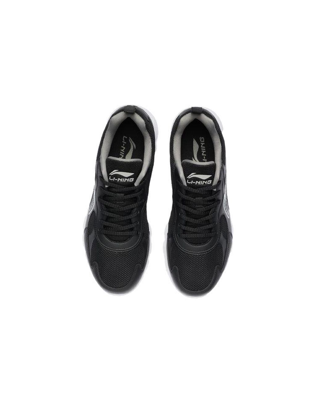Li-ning Black Basic Running Shoes for men