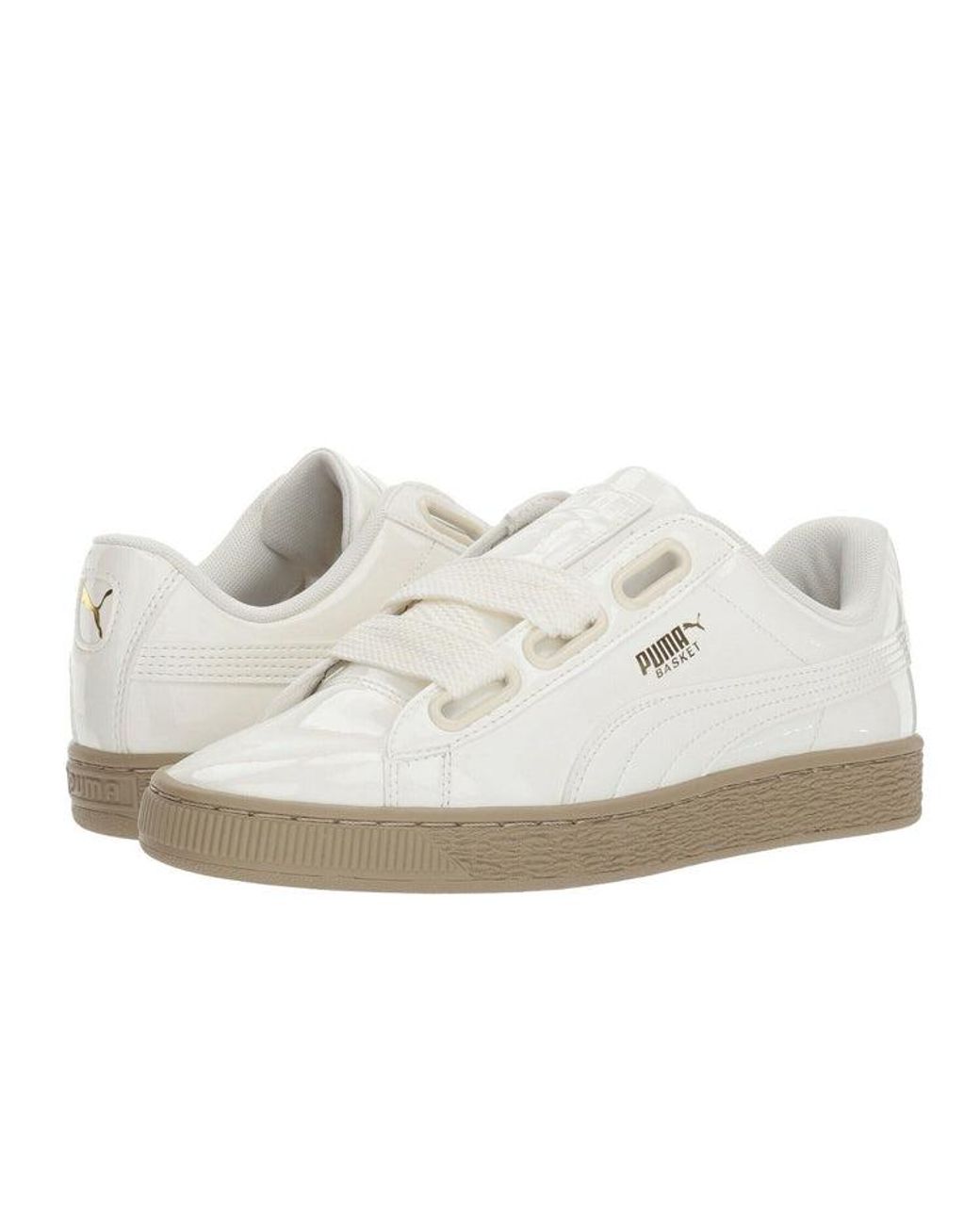 PUMA White (Wmns) Basket Heart Marshmallow