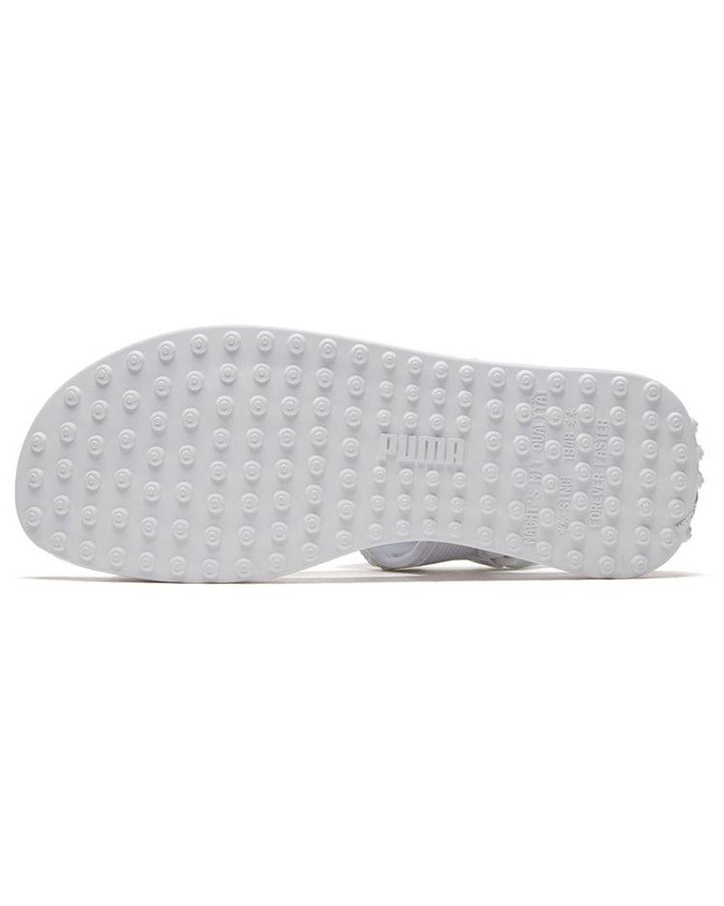 PUMA White Future Rider Sandal for men