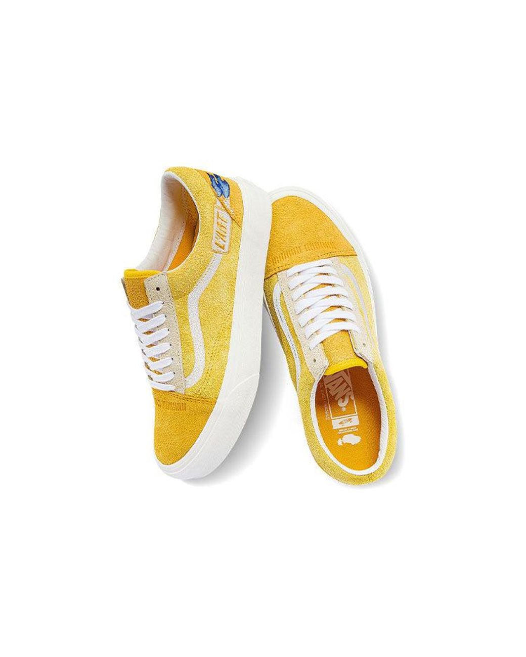 Vans Yellow Shoes Skate Shoes for men