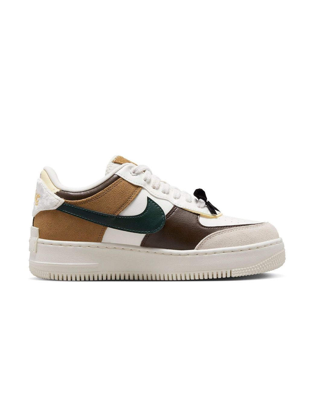 Nike White (Wmns) Air Force 1 Shadow 'Bling'