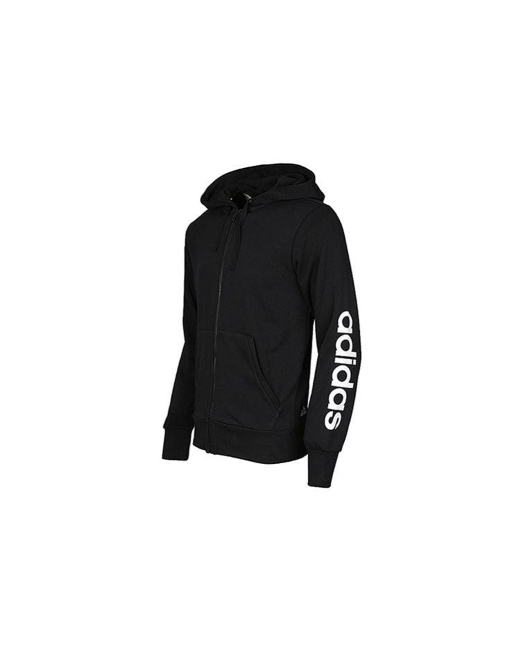 Adidas Black Linear Hoodie for men