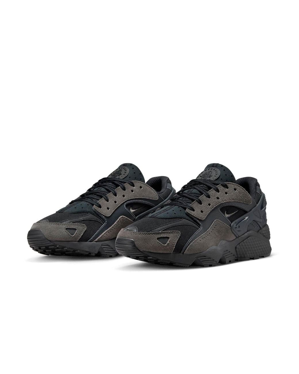 Nike Black Air Huarache Runner 'Medium Ash Anthracite' for men