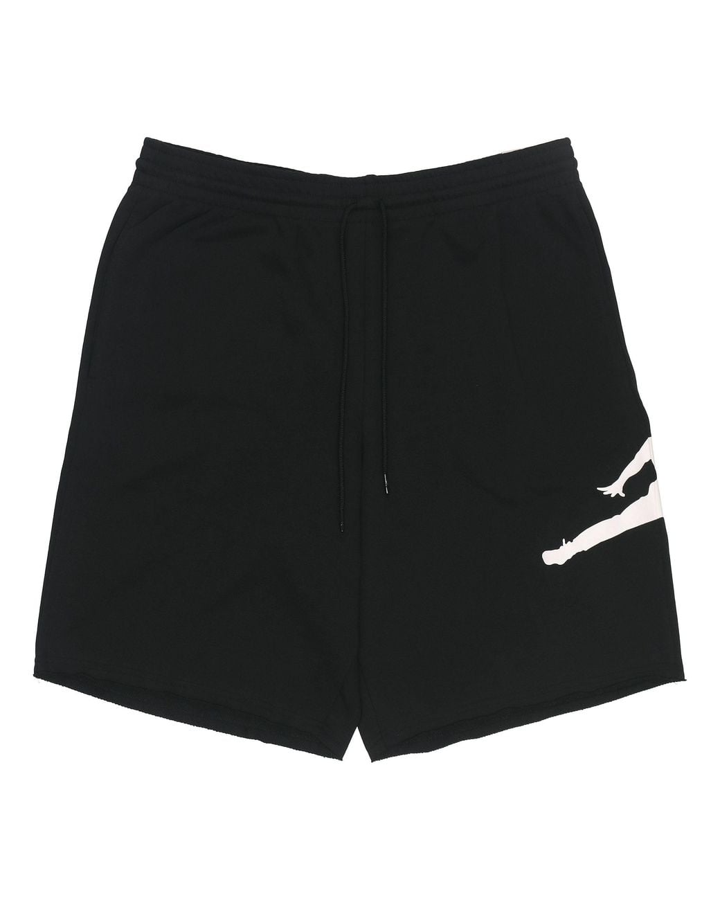 Nike Black Jumpman Logo Printing Knit Loose Shorts for men