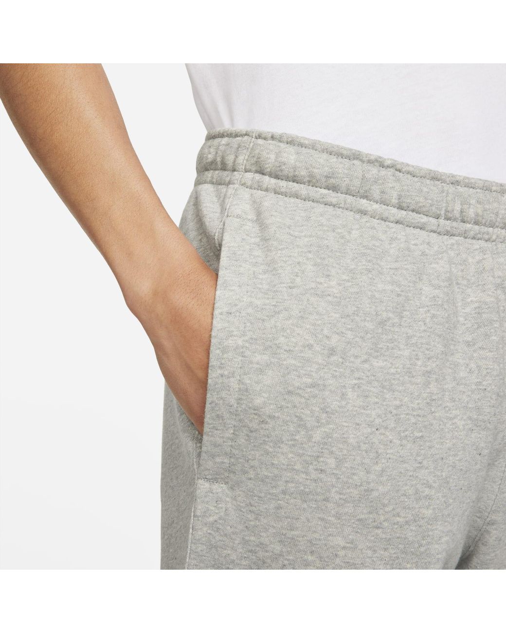 Nike Gray Sportswear Just Do It Fleece Cargo Pants 'Dark Heather' for men