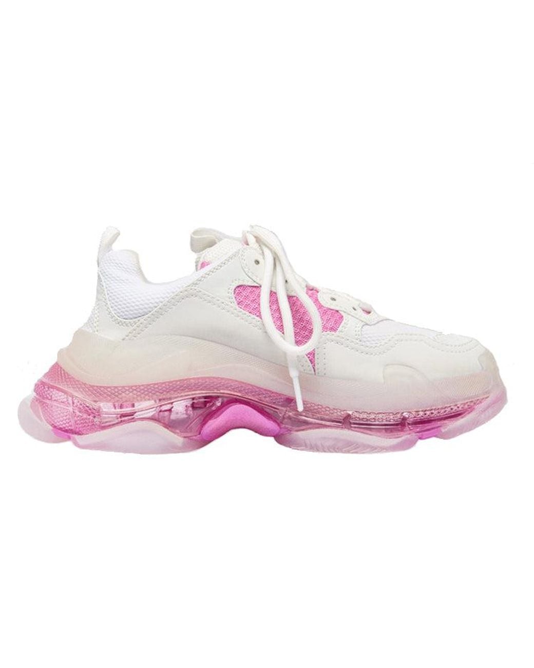 Balenciaga Pink (Wmns) Triple S Clear Sole Trainer