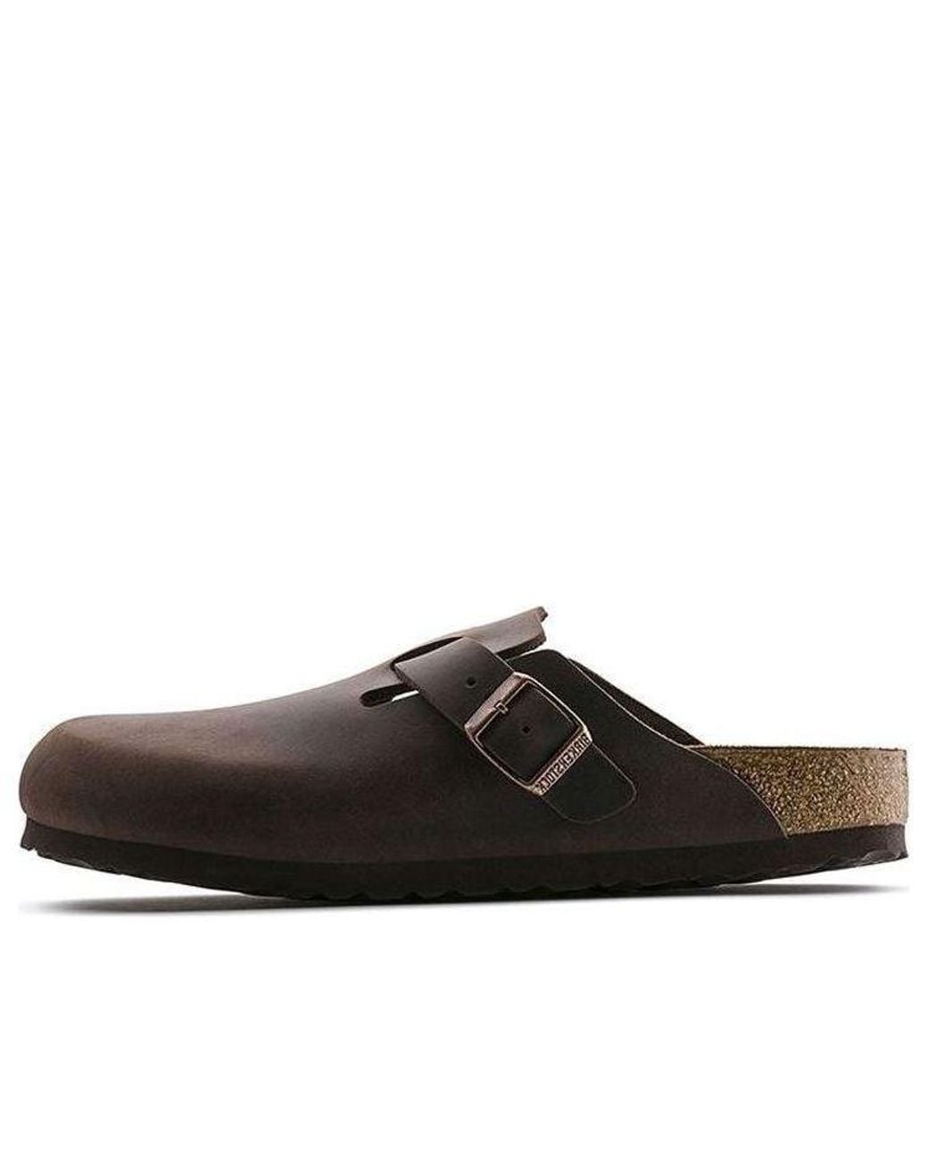Birkenstock Brown Boston Regular 'Oiled Leather Habana' for men