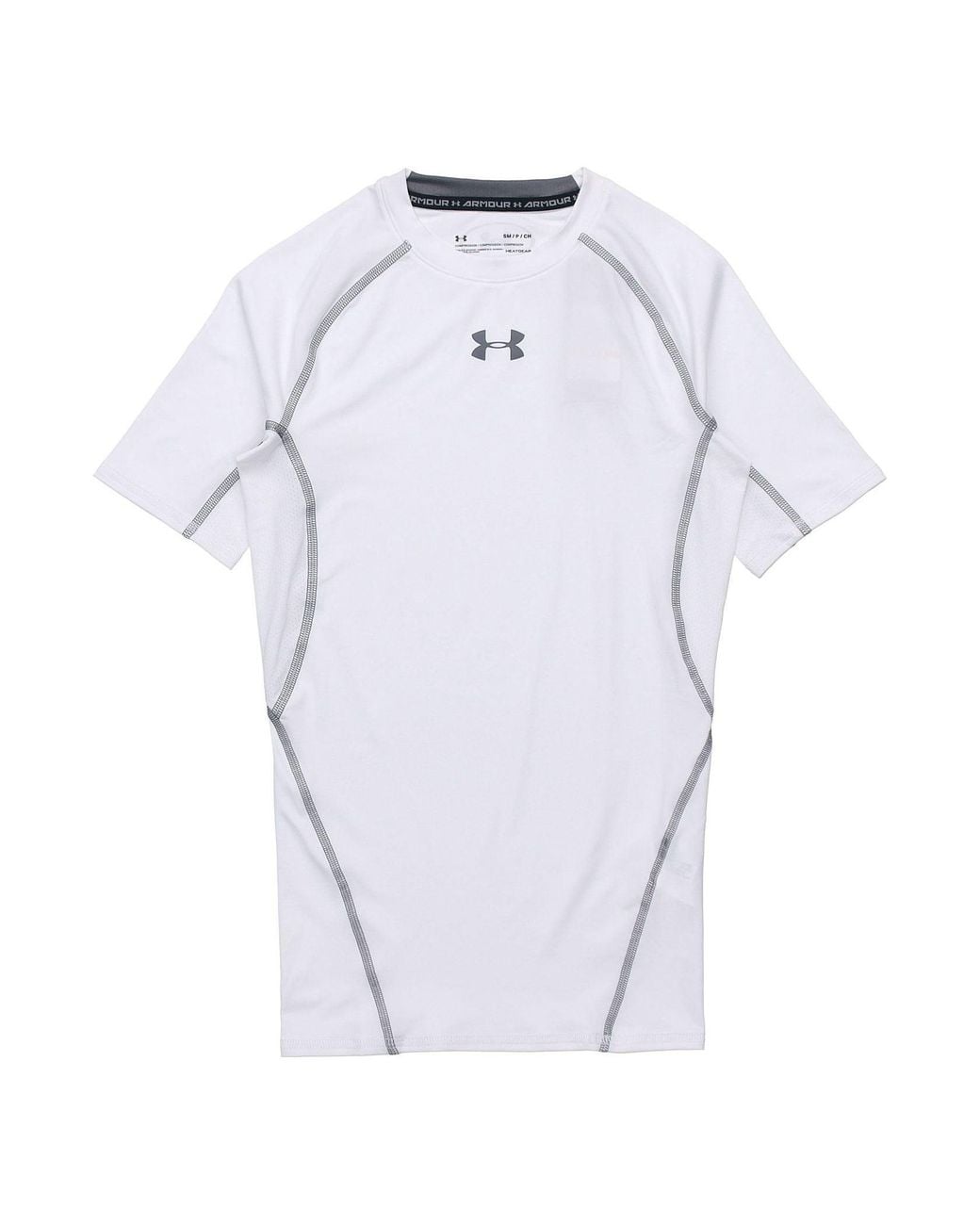Under Armour Blue Training Sports Tight Short Sleeve Tops for men