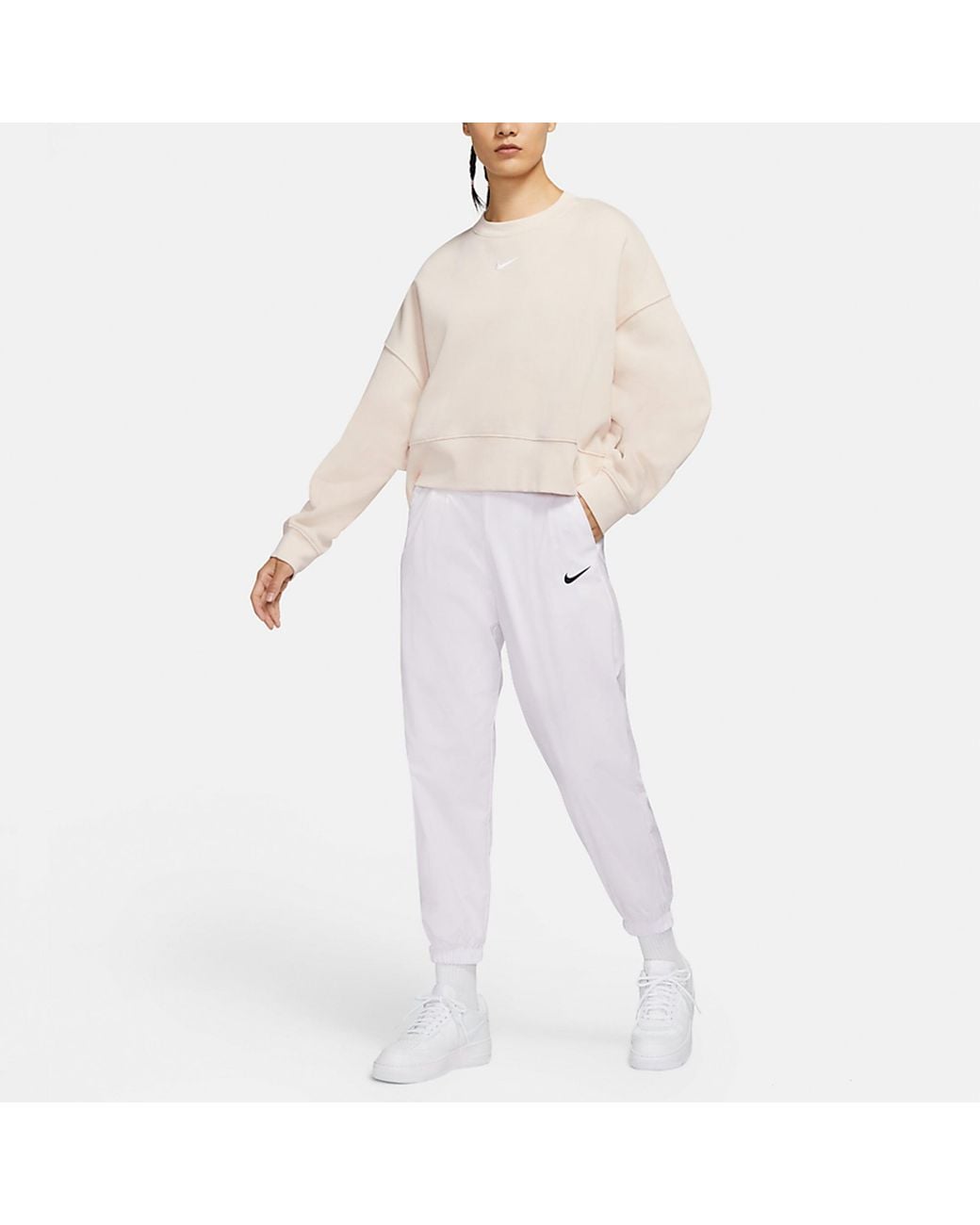 Nike Natural (Wmns) Sportswear Collection Small Logo Cropped Sweatshirt