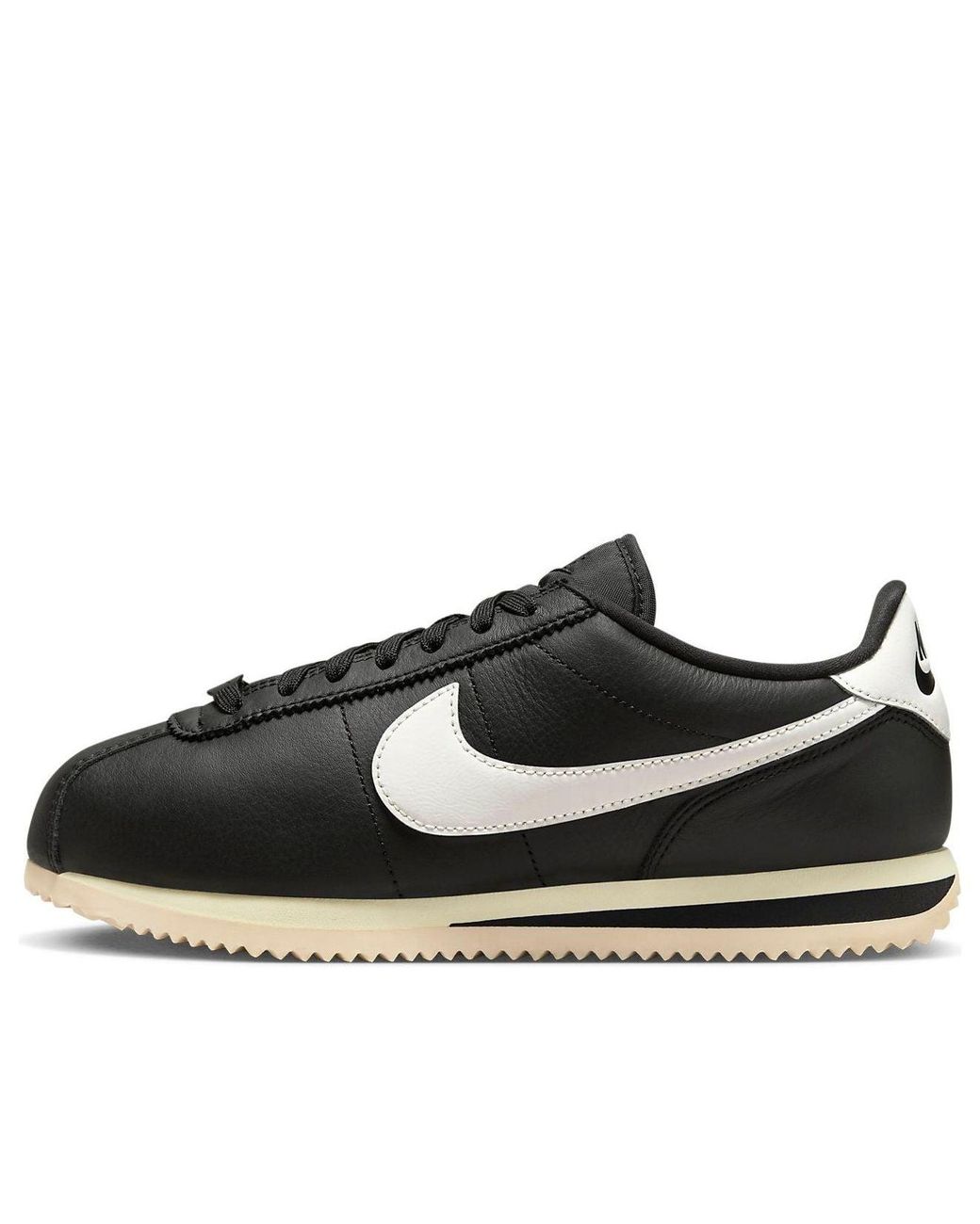 Nike Cortez 23 Premium Womens Casual Trainers In Black White - 7 Uk