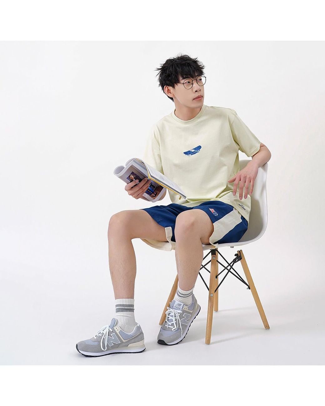 New Balance Green X Anb Sport Tee for men