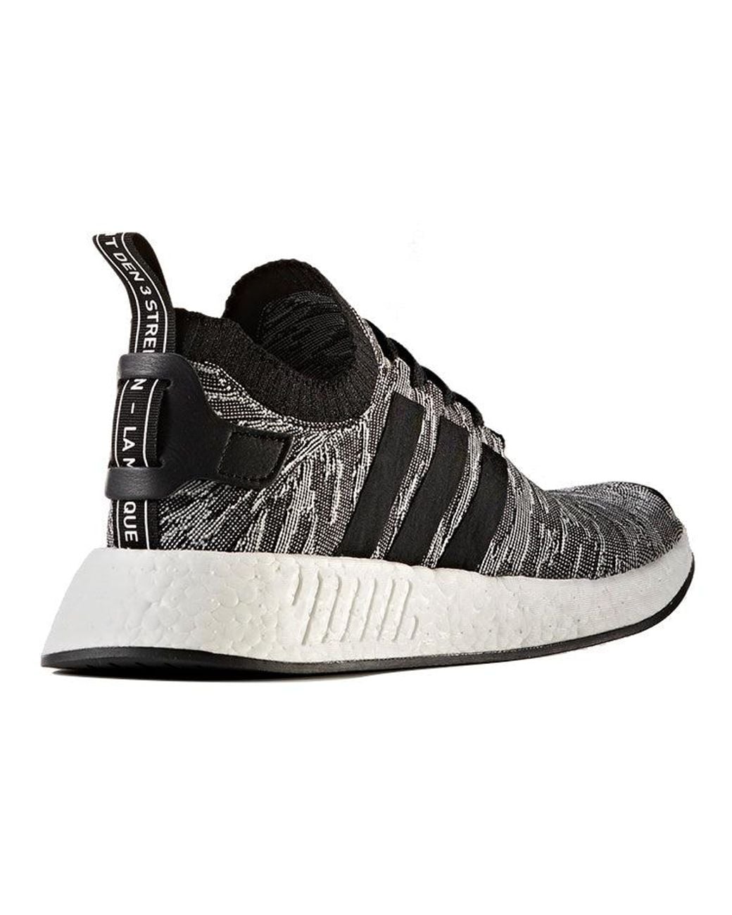 Adidas Black Nmd_R2 Primeknit 'Core' for men