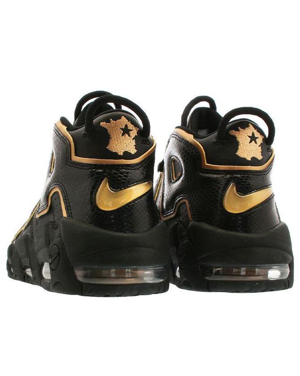 nike air more uptempo mens gold