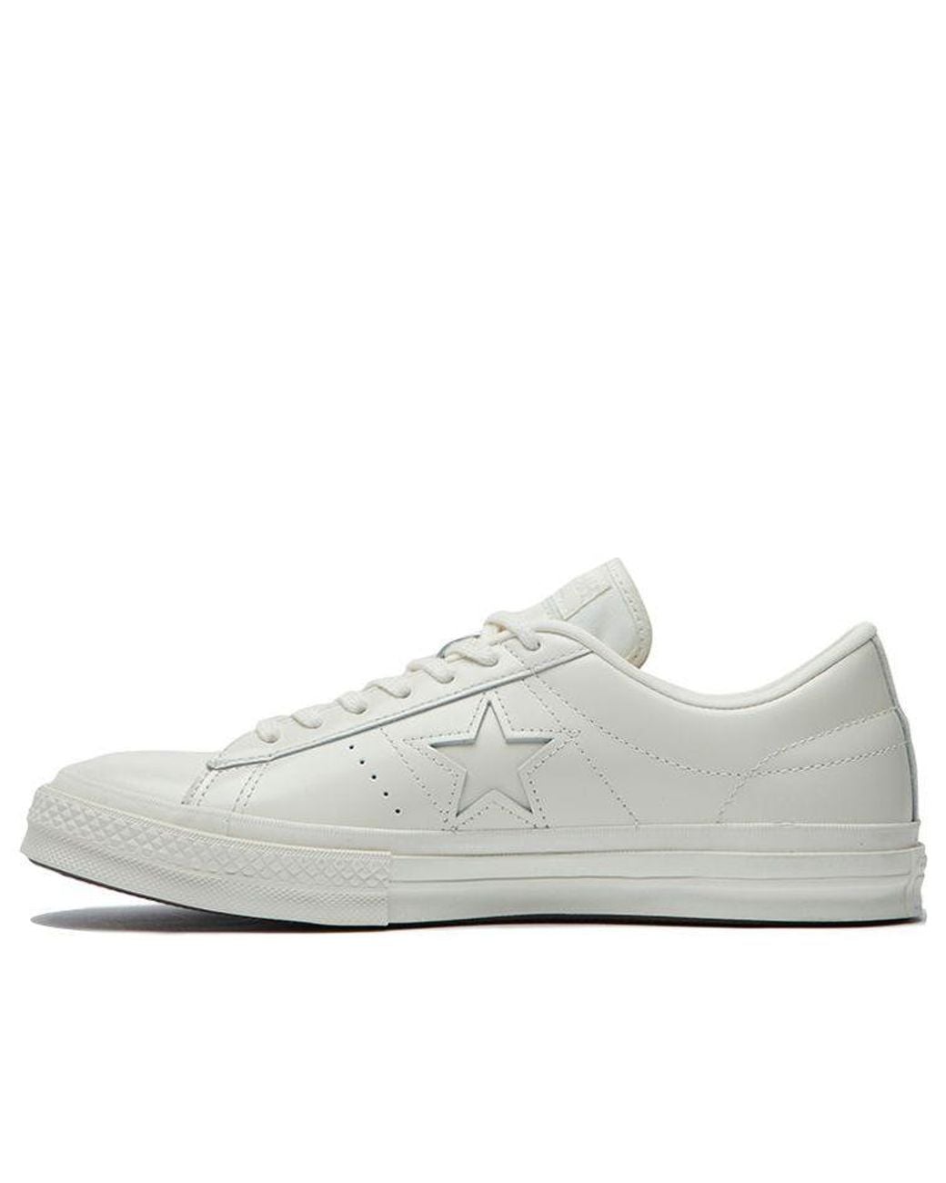 Converse White One Star Ox 'Egret' for men