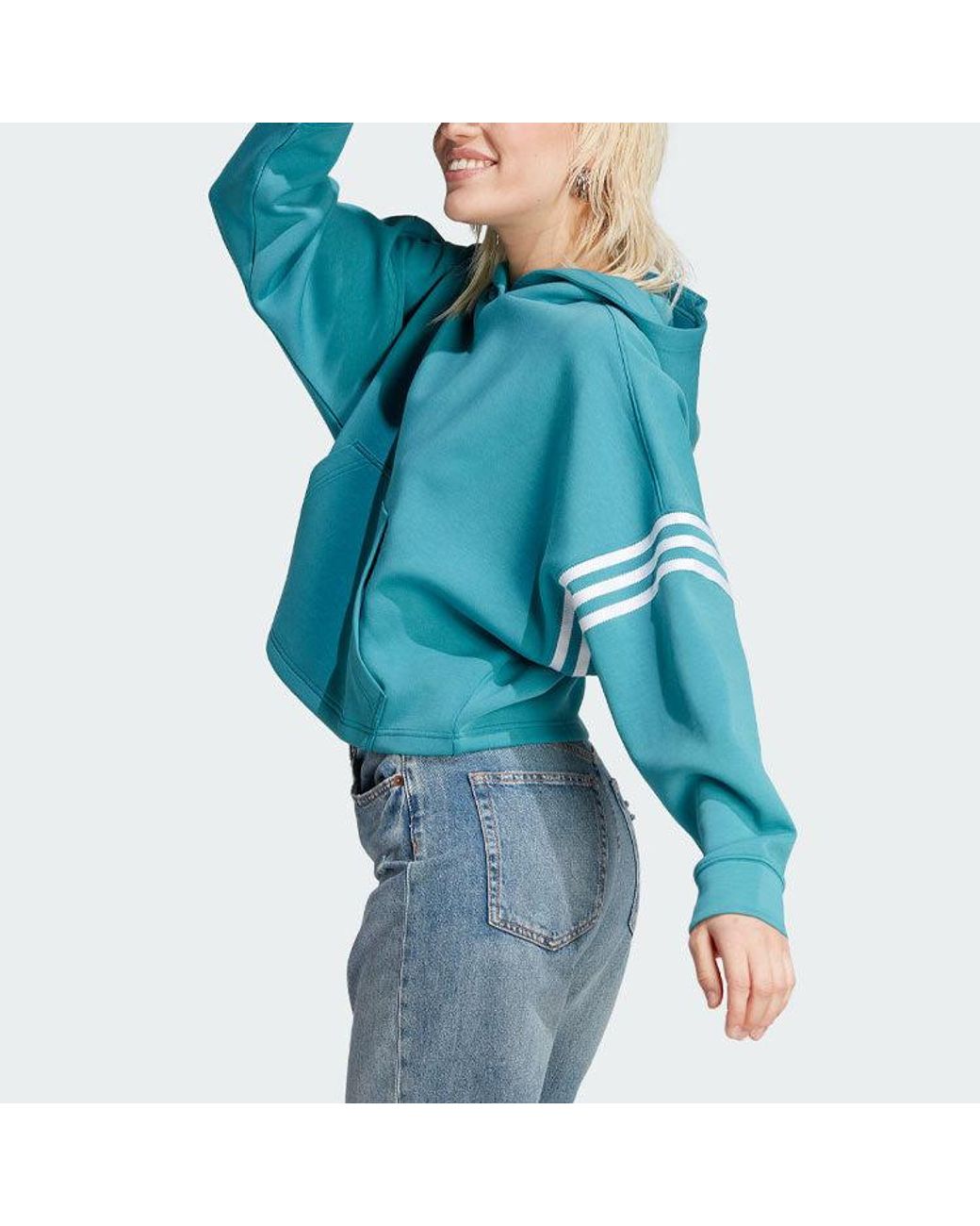 Adidas Blue Adicolor Neuclassics Hoodie