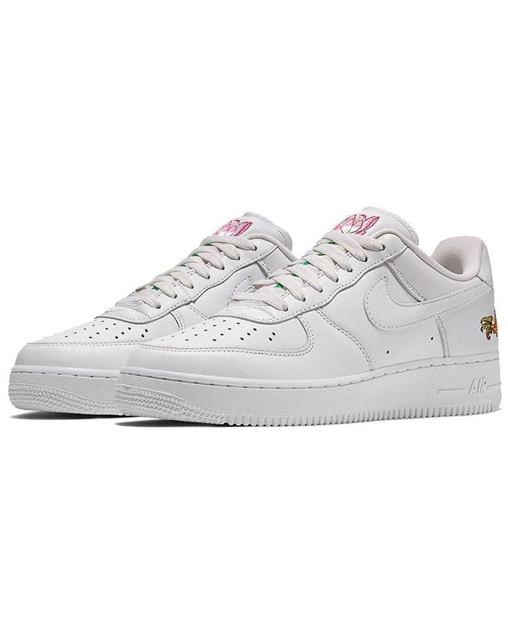 Nike White Air Force 1 Low Qs 'Nai-Ke for men