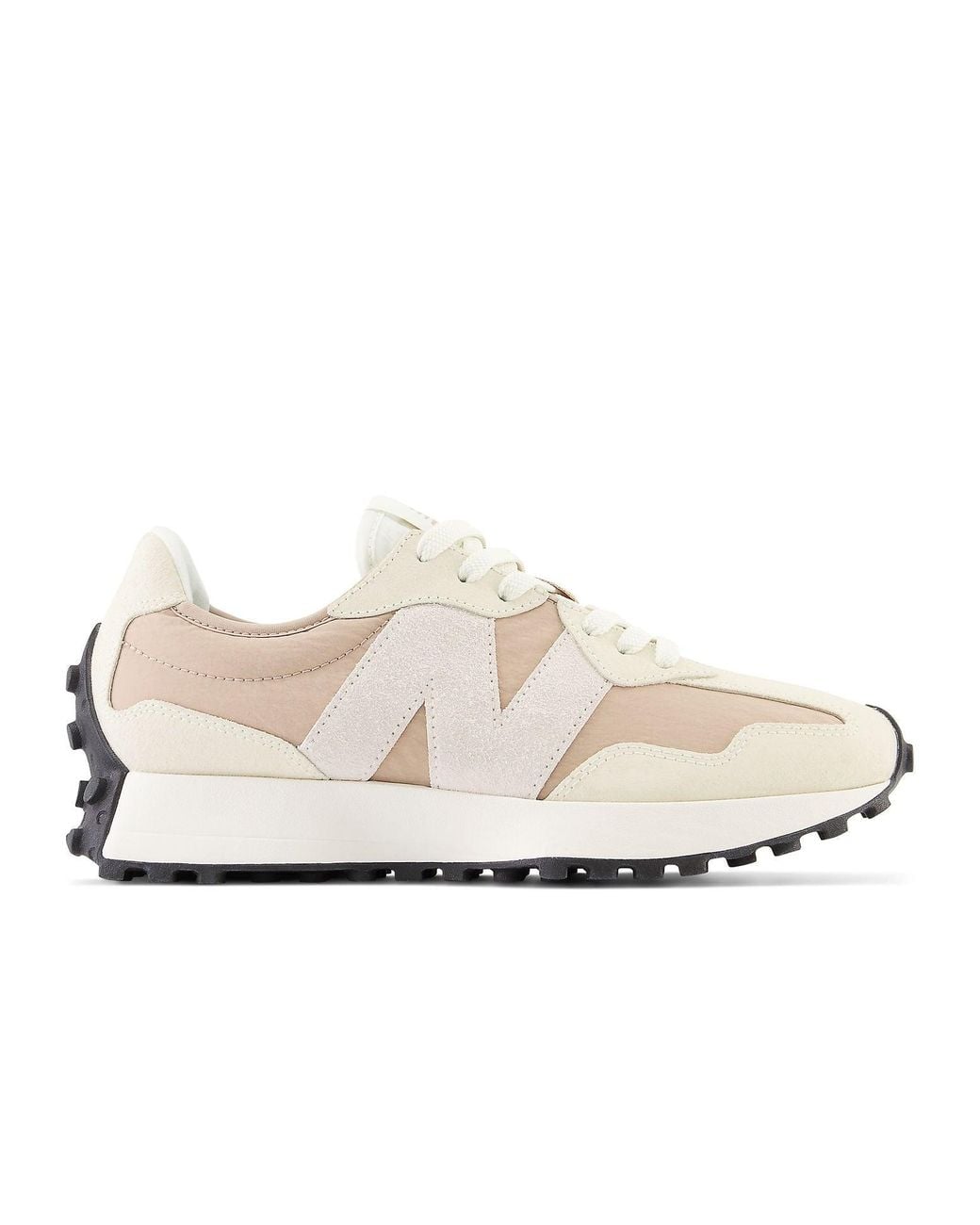 New Balance White (Wmns) 327 'Angora Sand'