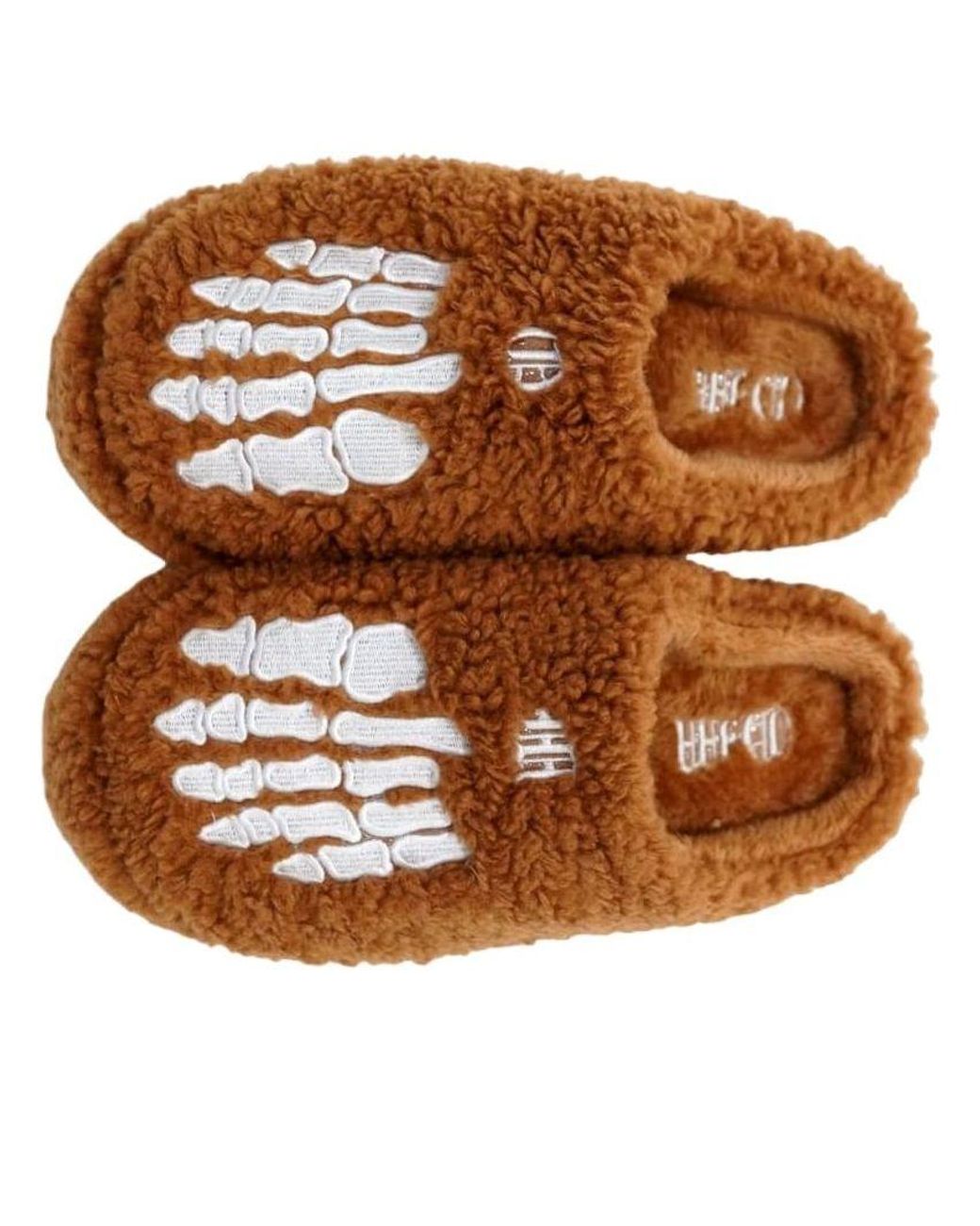 OMNEWYORK Brown Octavious Marks Clog 'Teddy Bear' for men