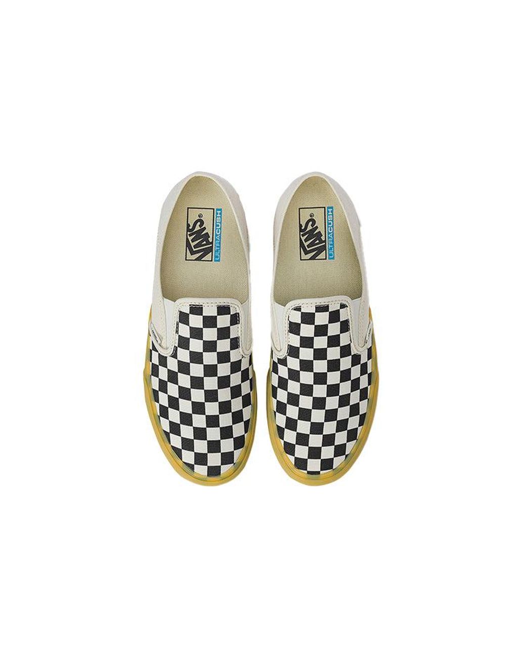 Vans White Slip-On Casual Low Tops Skateboarding Shoes for men
