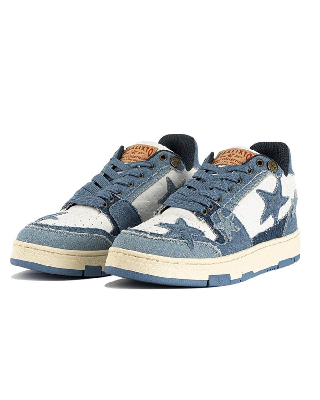 KAALIXTO Blue Skateboarding Mid 'Wrangler Stars Rodeo' for men