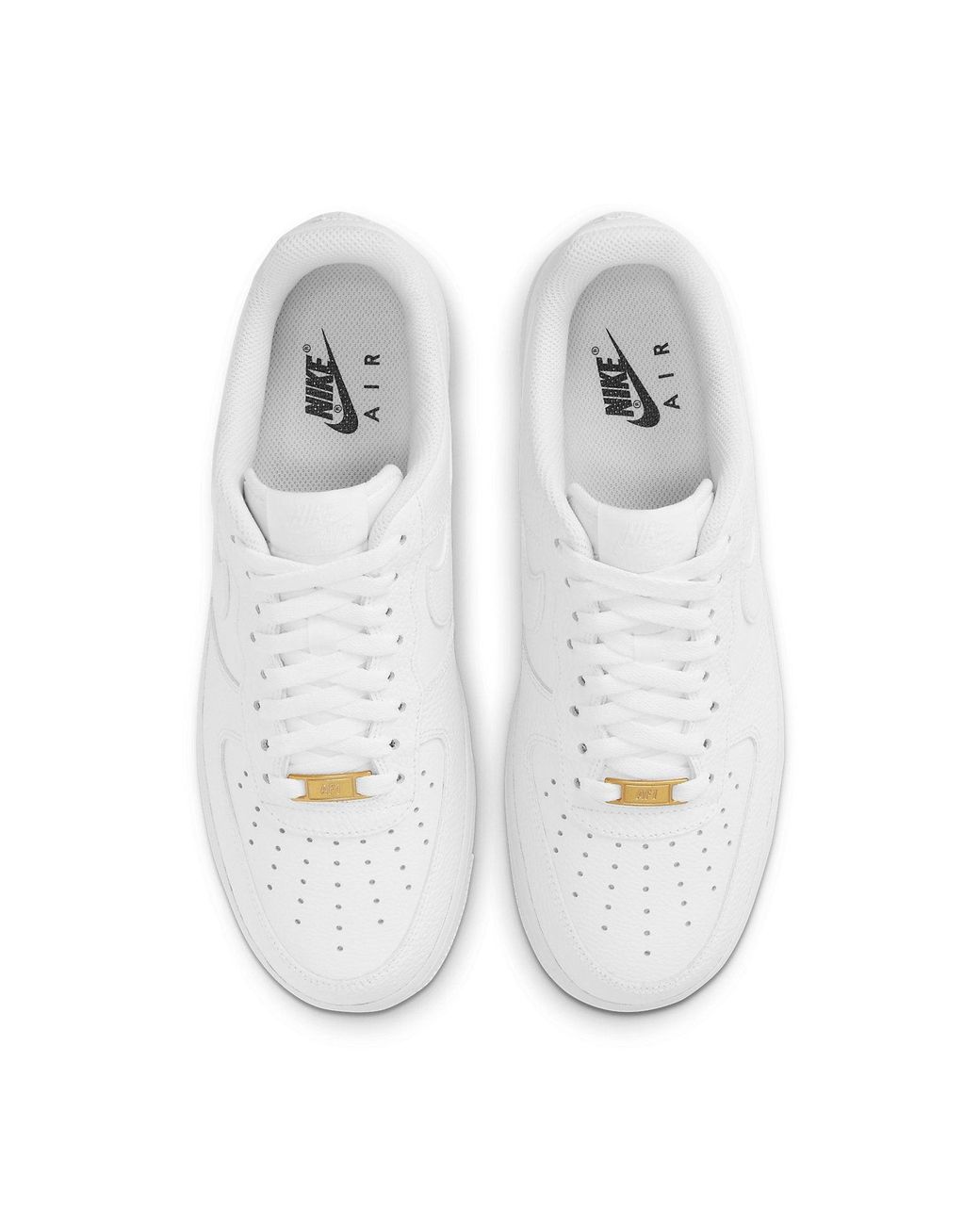 Nike White Air Force 1 Low Metallic' for men