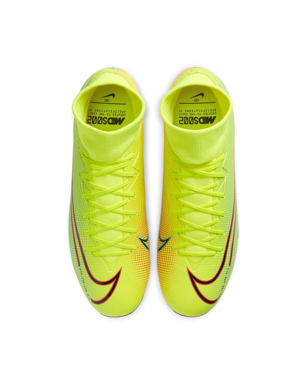 Nike Green Mercurial Superfly 7 Academy Mds Mg 'Lemon Venom Aurora' for men