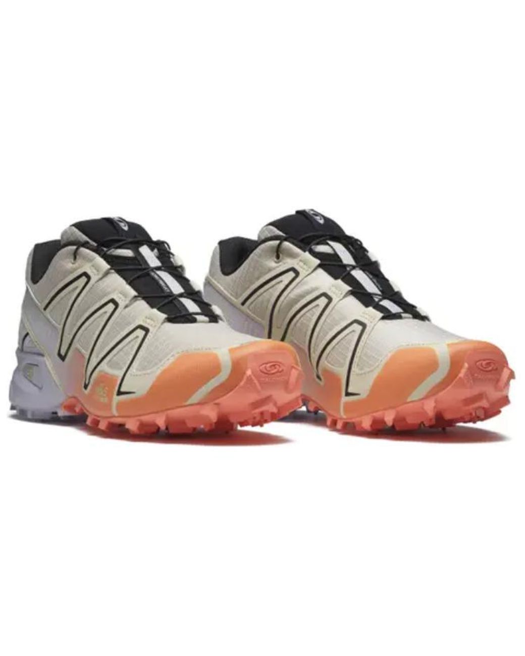 Salomon White Speedcross 3 'Cement Orchid Petal' for men