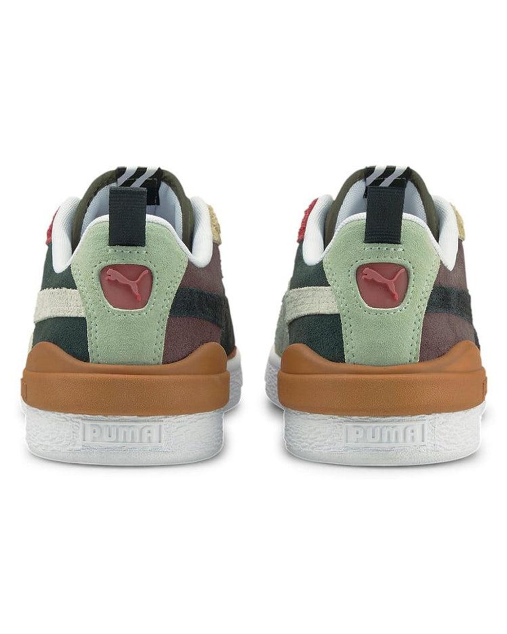 PUMA Brown Suede Bloc Wtformstrip Leisure Shoes for men