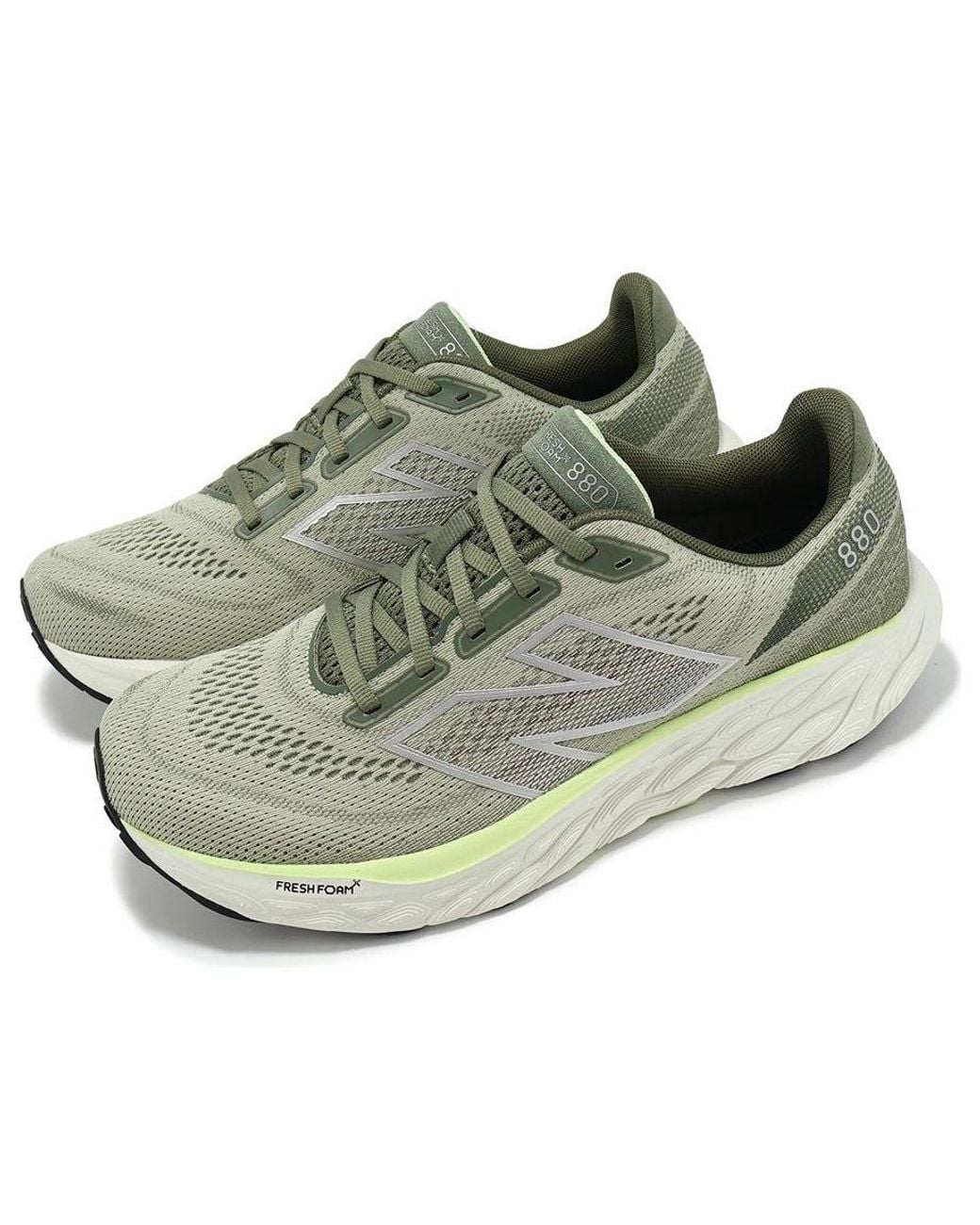 New Balance Green Fresh Foam X 880V14 'Olivine Metallic Limelight' for men