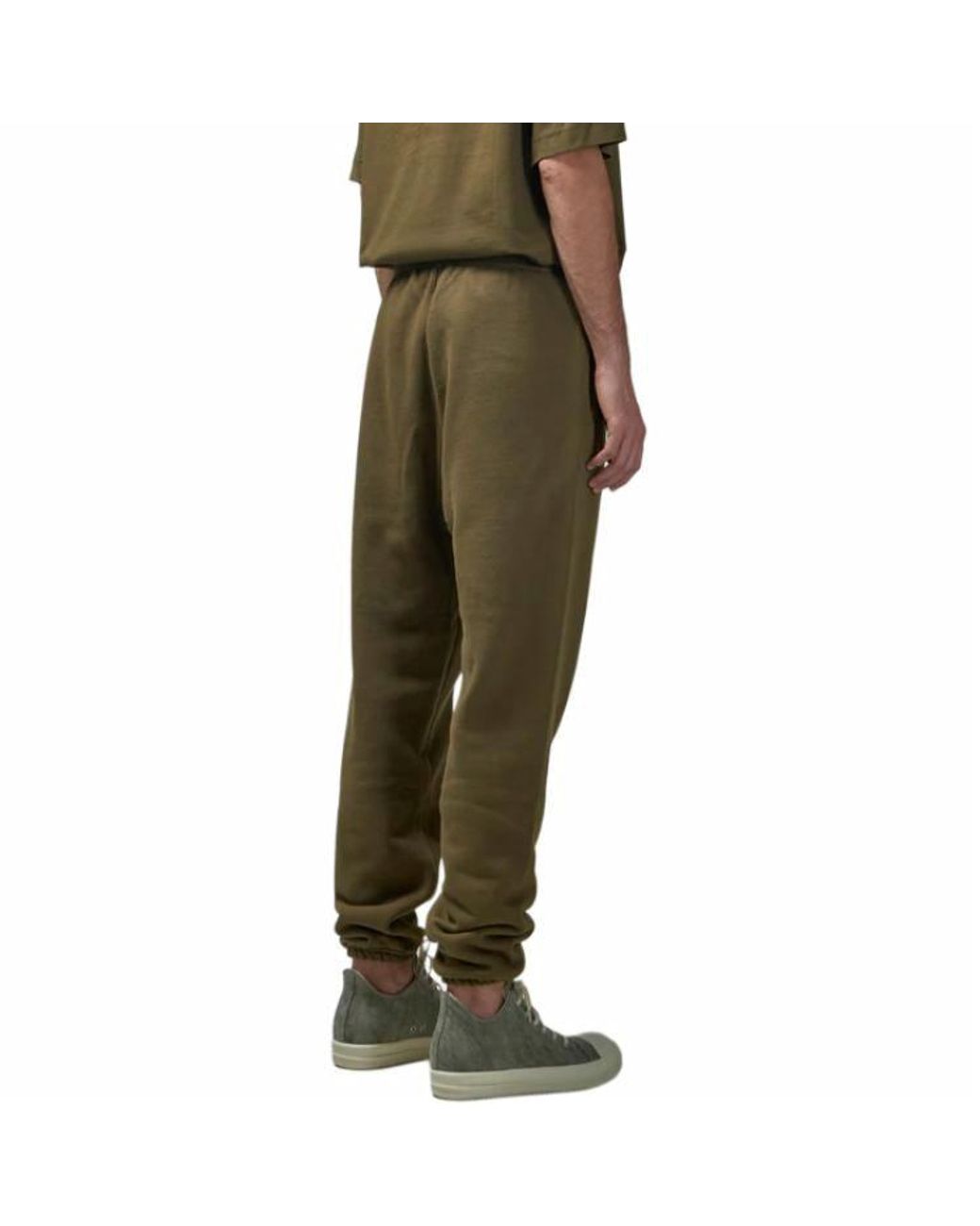Fear Of God Green Fleece Sweatpant 'Military' for men