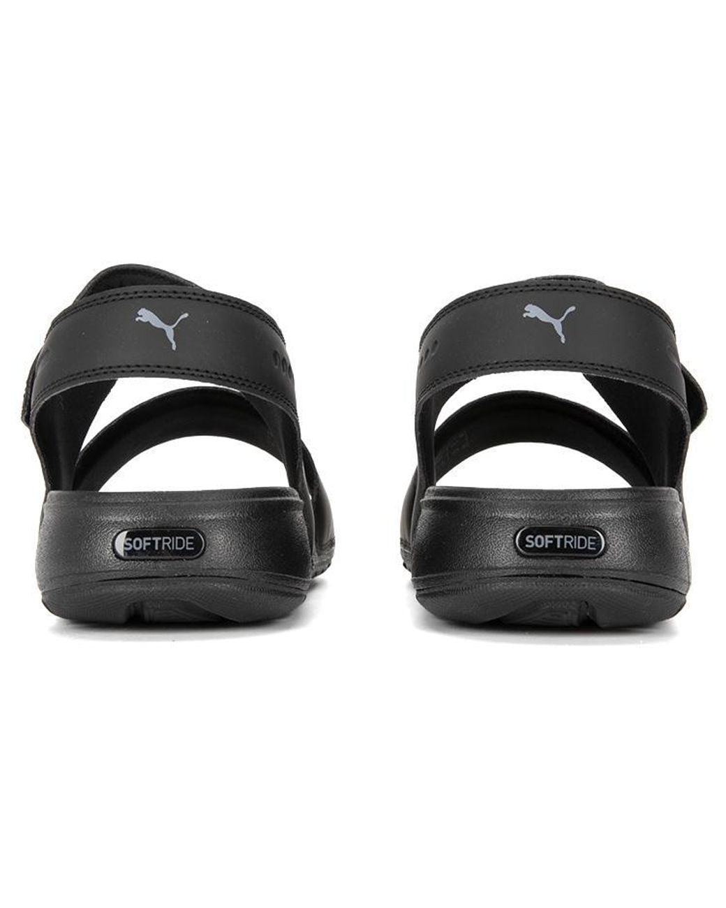 PUMA Black Softride Sandal Pure Tile' for men